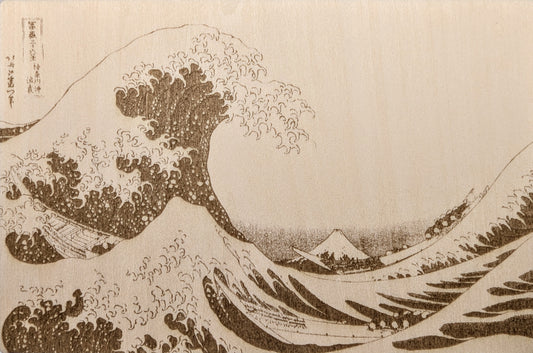 Under the Wave off Kanagawa (Kanagawa oki nami ura), Wood Engraving