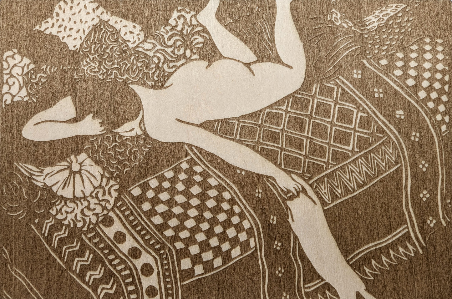 Laziness (La Paresse), Wood Engraving