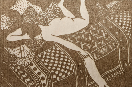 Laziness (La Paresse), Wood Engraving