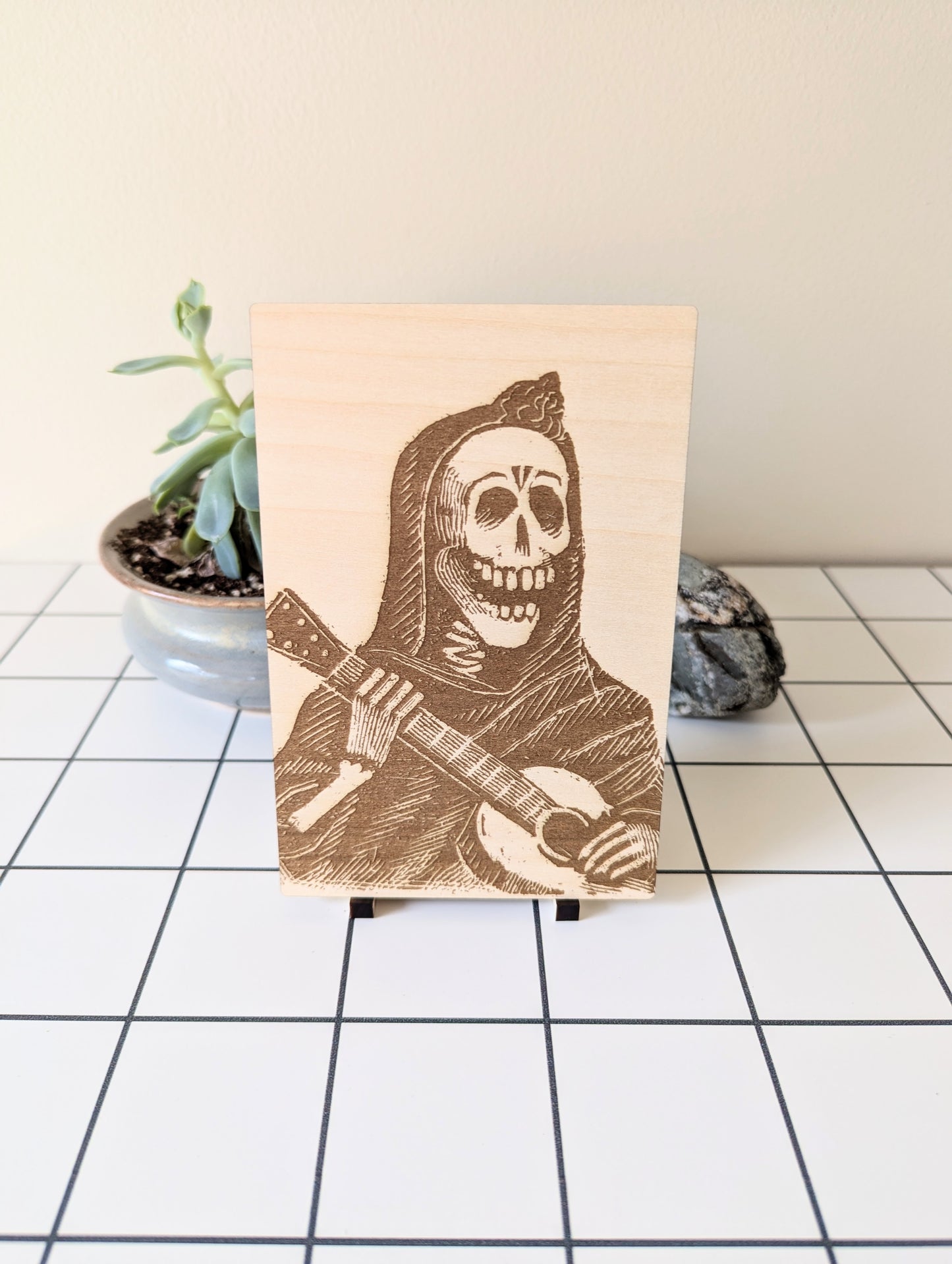 Skeleton Playing The Guitar