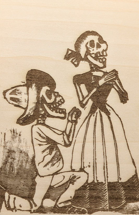 Skeleton On His Knees