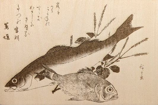 Suzuki and Kinmedai, Wood Engraving