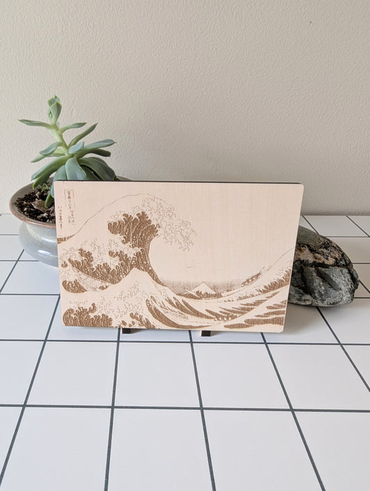 Under the Wave off Kanagawa (Kanagawa oki nami ura), Wood Engraving
